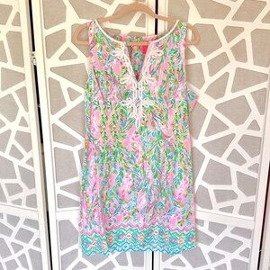 Lilly Pulitzer Women’s Del Lago Tunic printed multicolor dress, Sz16